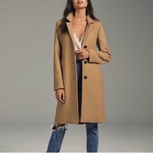Abercrombie & Fitch Camel Trench Coat